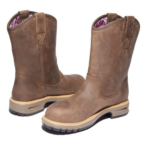 Timberland PRO Women's Ashlar Pull On Alloy Safety Toe Waterproof, Turkish Coffe
