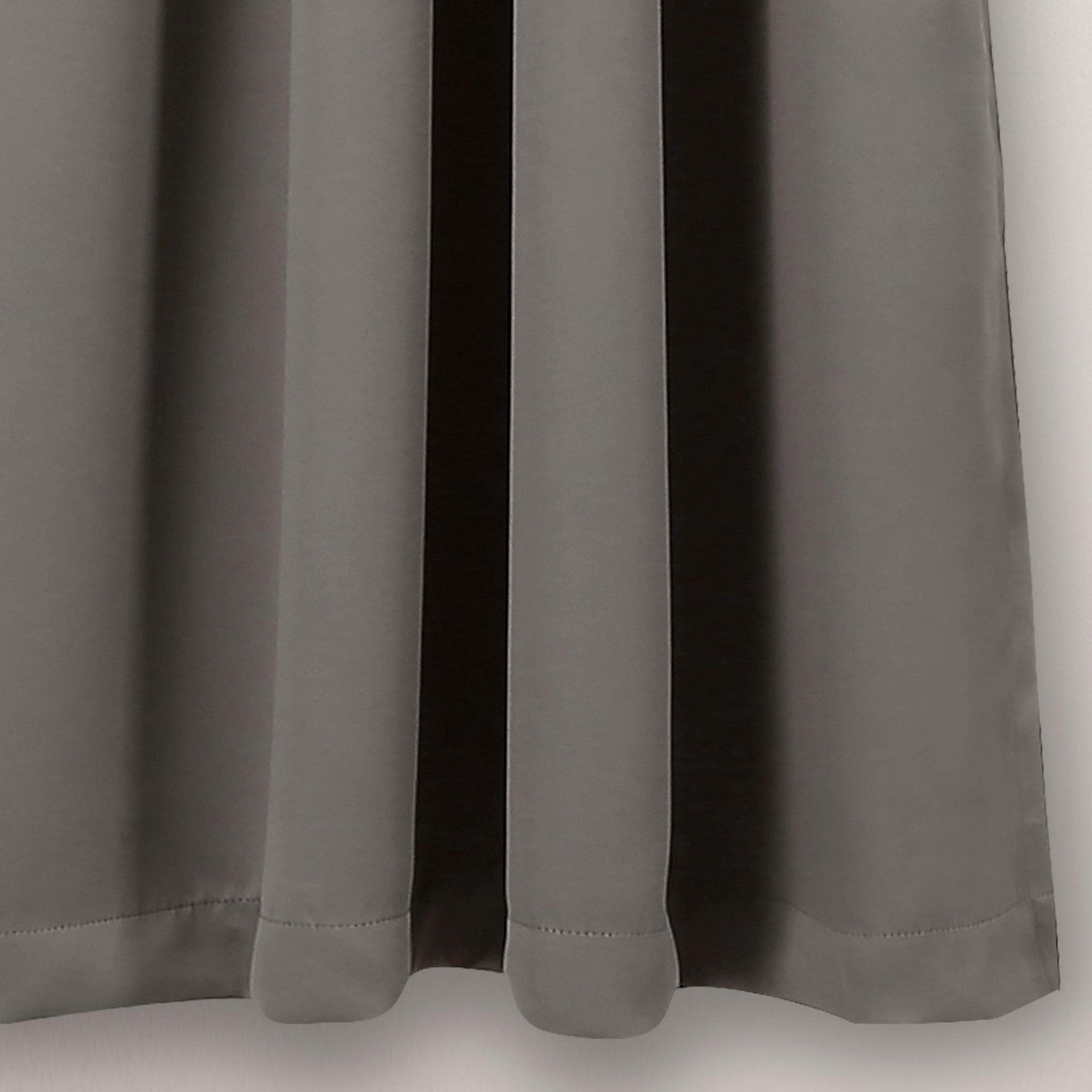 Energy Efficient Blackout Curtains, 52"W x 45"L, Dark Gray, 2 Panels