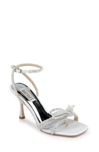 Badgley Mischka Women's Effie Heeled Sandal, Champagne, 9