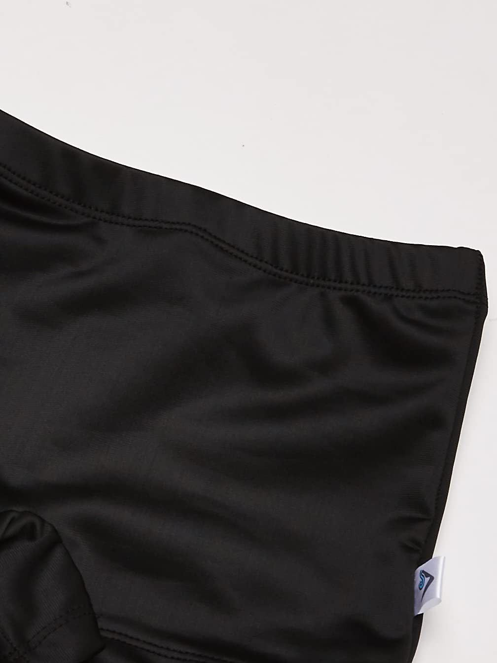 Kanu Surf Girls' Swimming Bottom UPF 50+"Boy Short, Black, 10