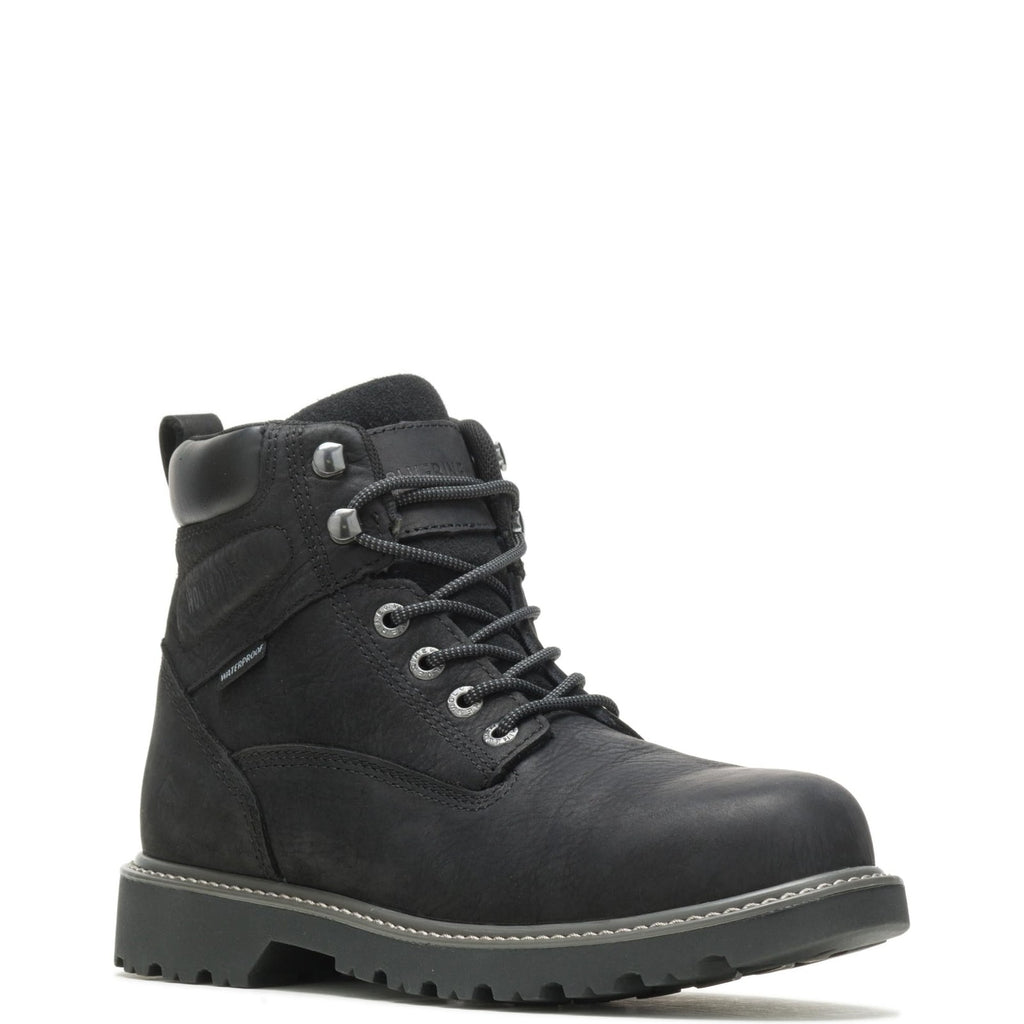Wolverine Men's Floorhand 6" Waterproof Boot, Black, 10.5 3E