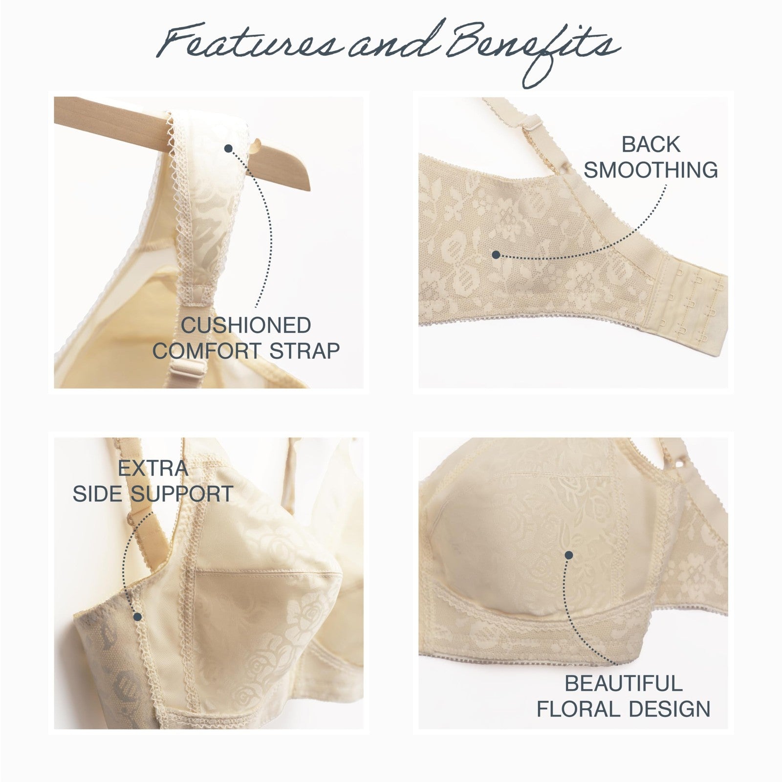Playtex Women's 18 Hour Ultimate Shoulder Comfort Wireless Bra US4693