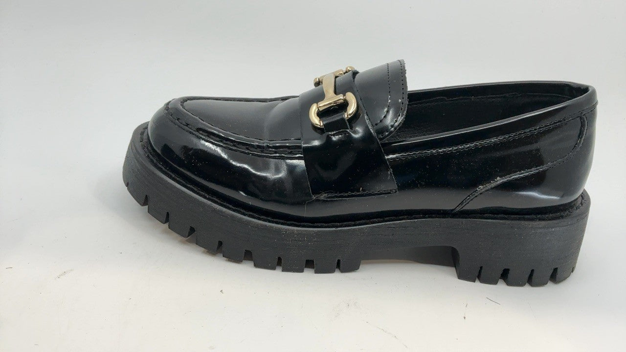Steve Madden Women's Lando Loafer, Black, 6.5