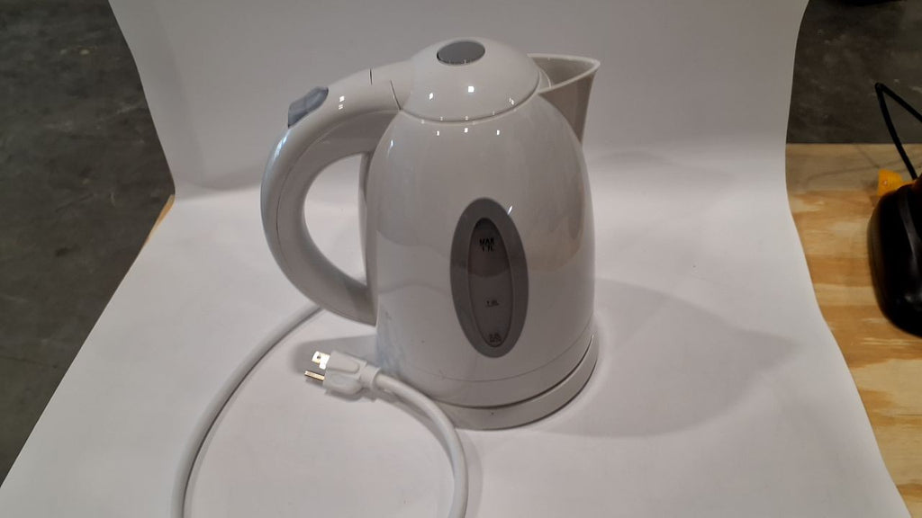 1.7L OVENTE Electric Kettle w/ Auto Shut-Off & Removable Filter White