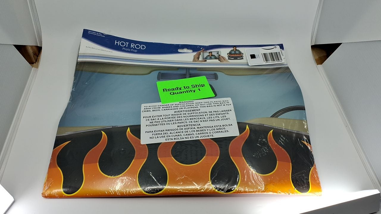 1950's Hot Rod Photo Prop 25x37 For 50's Theme Party Decor