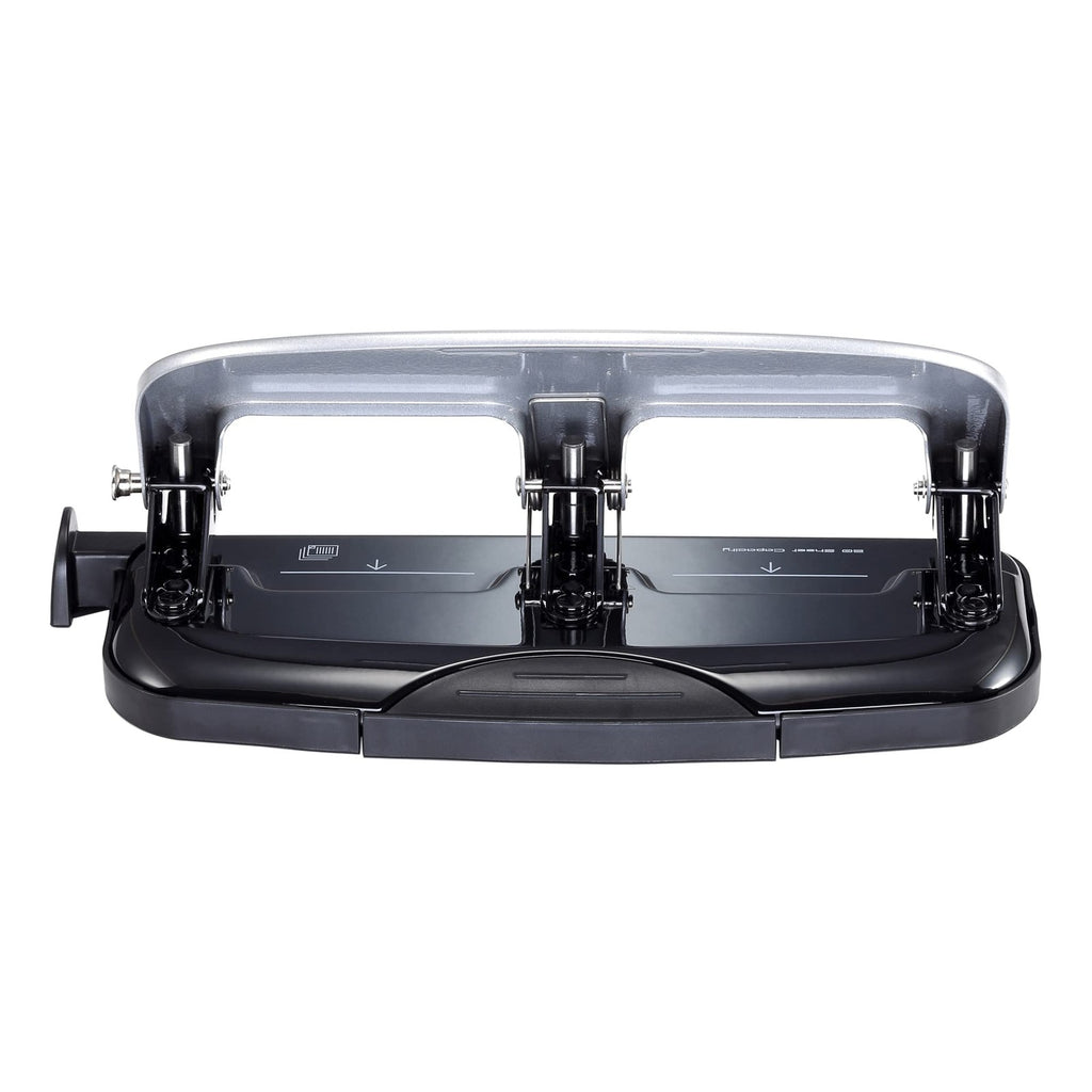 Bostitch 3-Hole Punch, 20 Sheet Capacity, Durable Metal, Gray