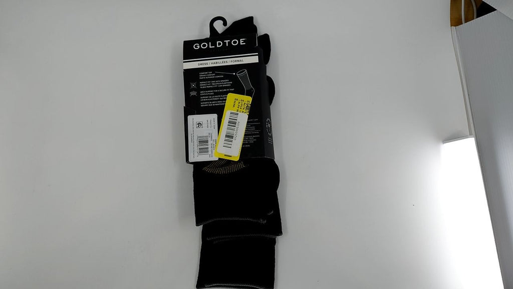 GOLDTOE Edition Mens Dress Rib Crew Socks, 3-Pack