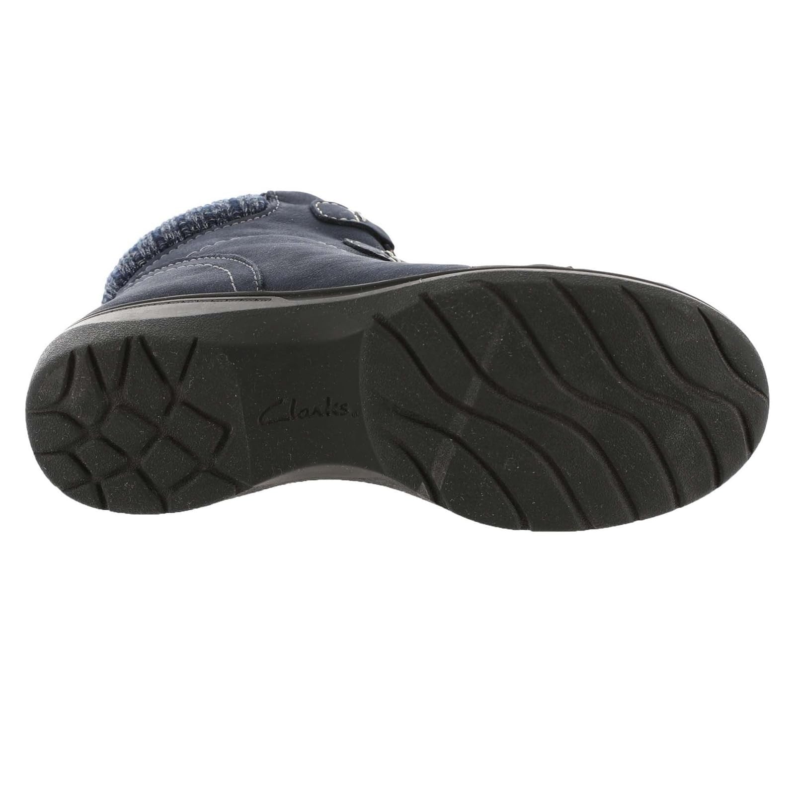 Clarks Women's Carleigh Jade Ankle Boot, Navy Nubuck, 6.5