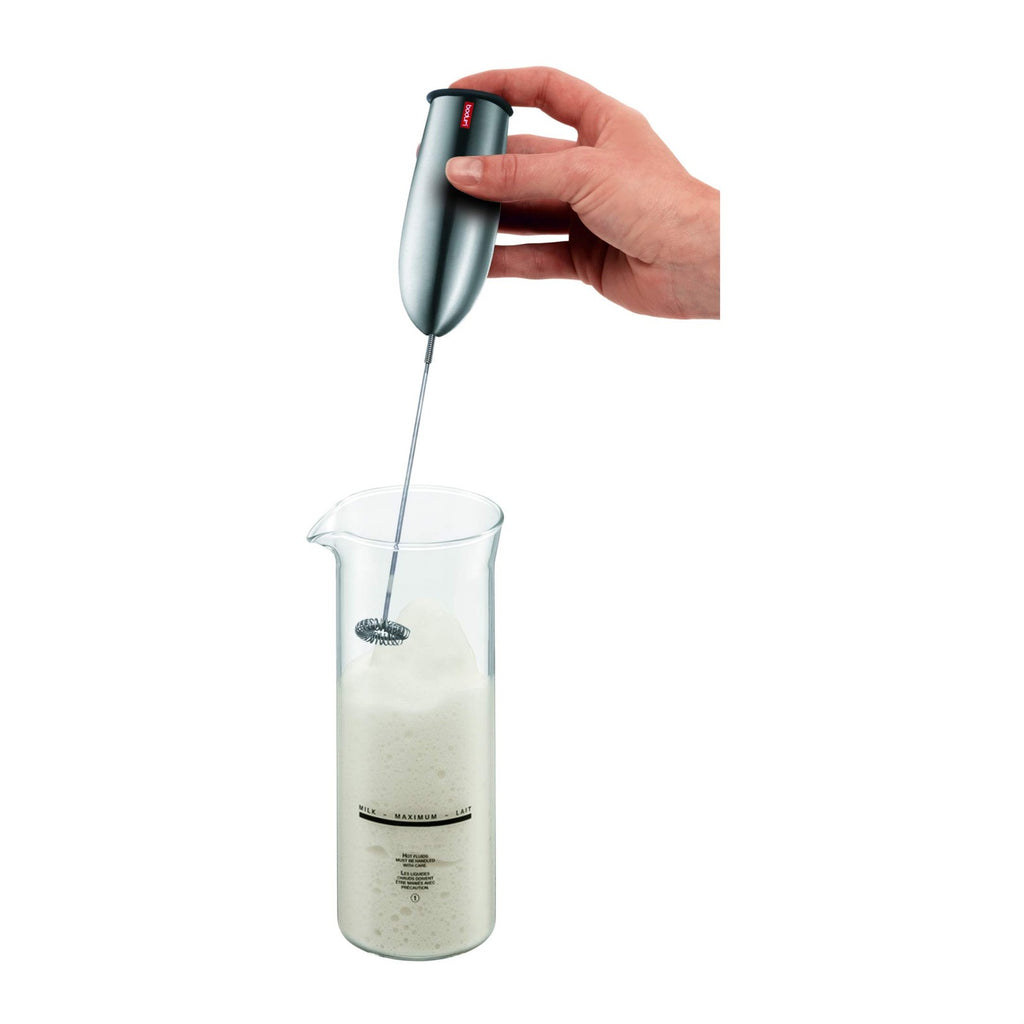 Bodum Schiuma Milk Frother, Black Plastic, for Coffee & Hot Chocolate