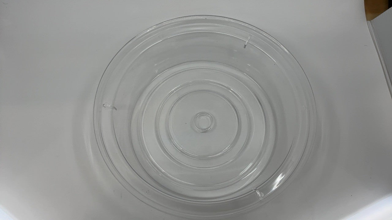 10.2 In Clear Polycarbonate Plate Cover, Shatterproof, Fits 10-Inch Plates