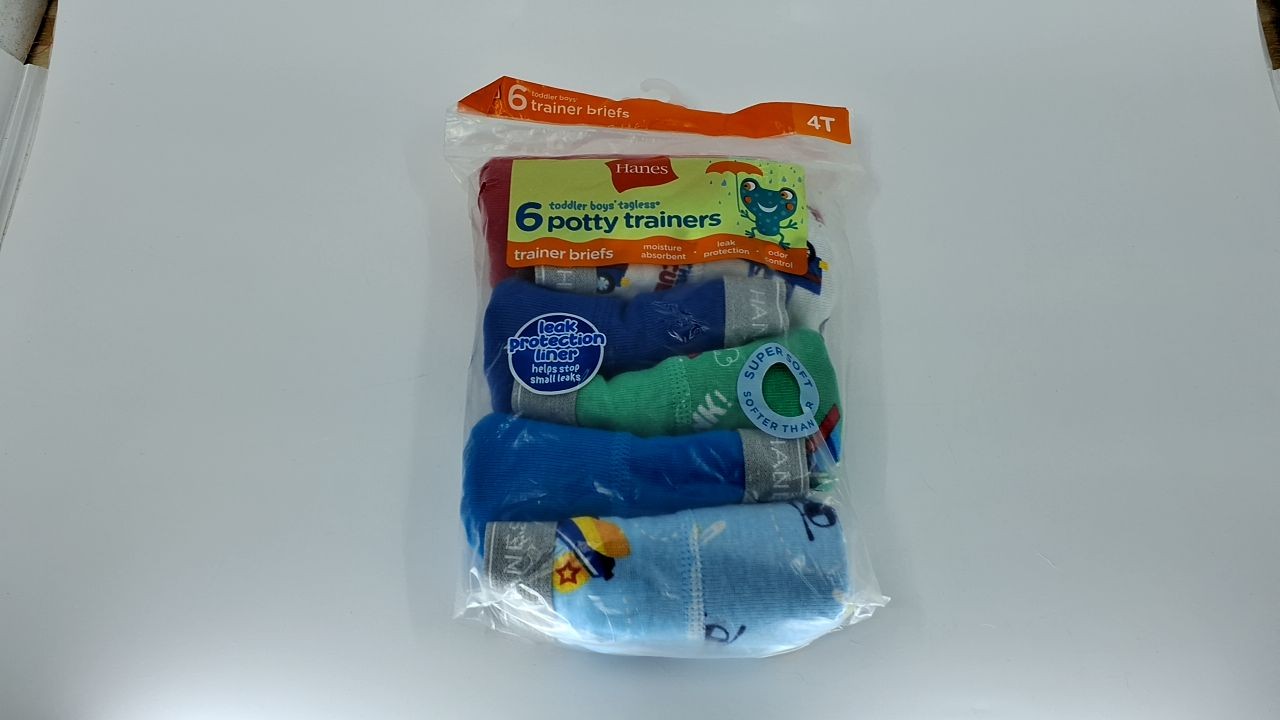 Hanes Toddler Boys Potty Trainer Boxer Briefs, 6-Pack
