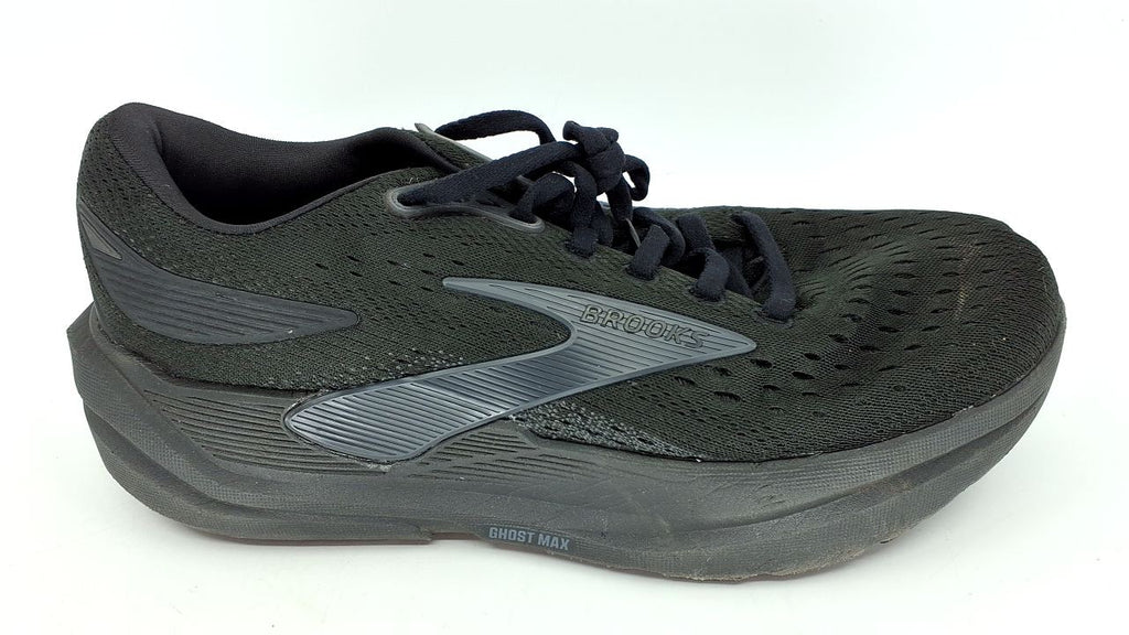 Brooks Ghost Max 3 Men's Walking Shoe 7.5 Black/Black/Ebony