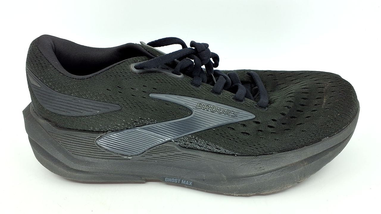 Brooks Ghost Max 3 Men's Walking Shoe 7.5 Black/Black/Ebony