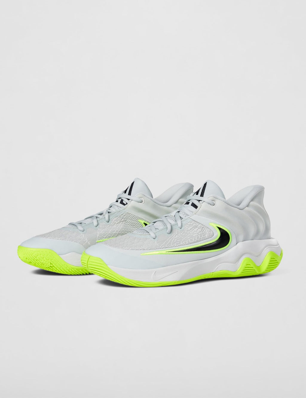 Nike Men's Giannis Immortality 4 Basketball Shoes, Light Silver/Black-Volt, 5.5