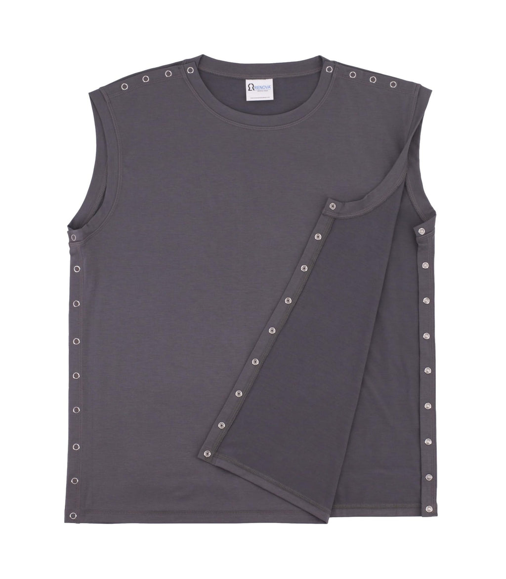 Post Shoulder Surgery Tank Top - Men's - Women's - Unisex Sizing Grey, M