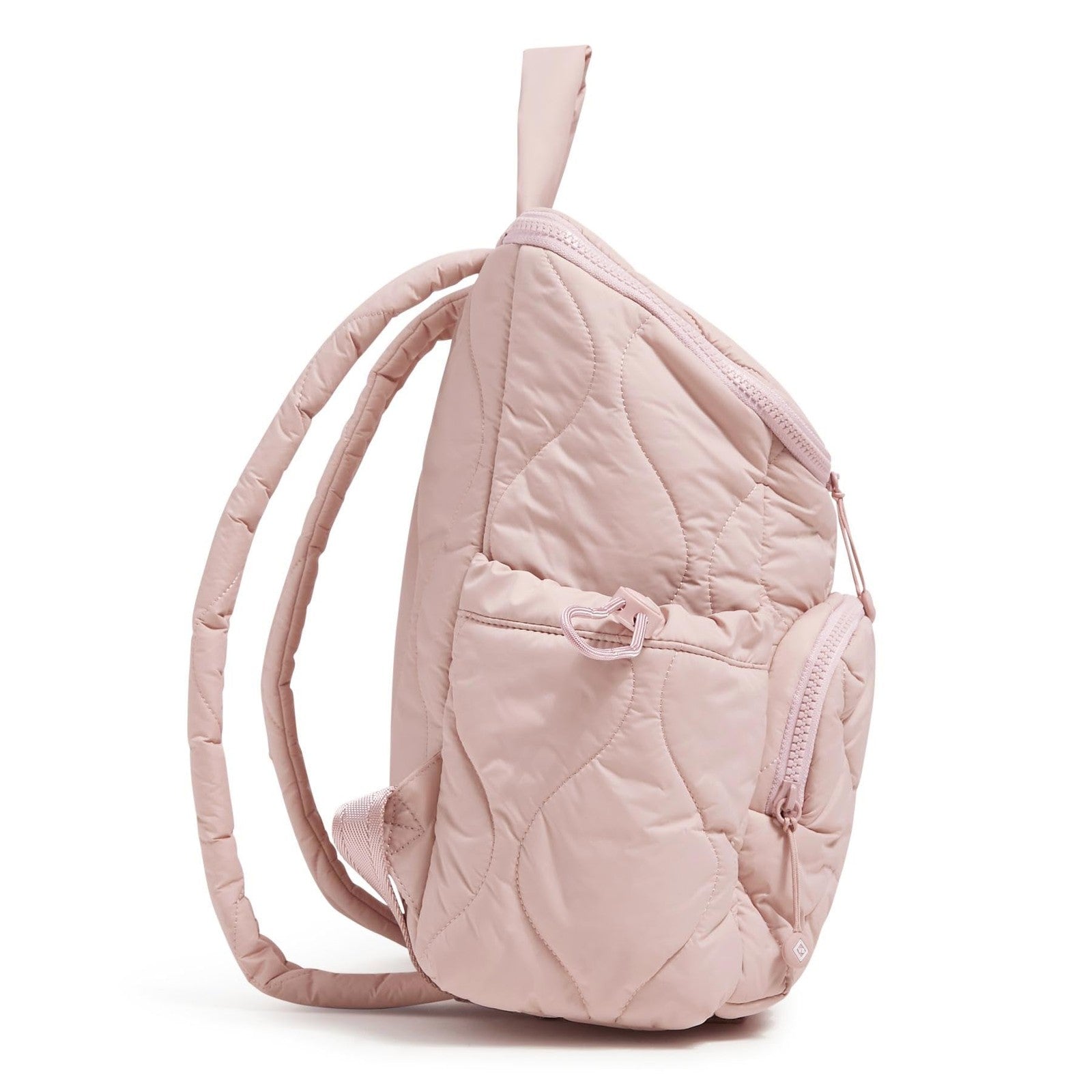 Vera Bradley Women's Featherweight Backpack Bookbag, Rose Quartz, One Size