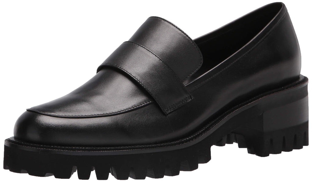Women’s Black Leather Ronnie Loafer Size 7 by Aerosoles
