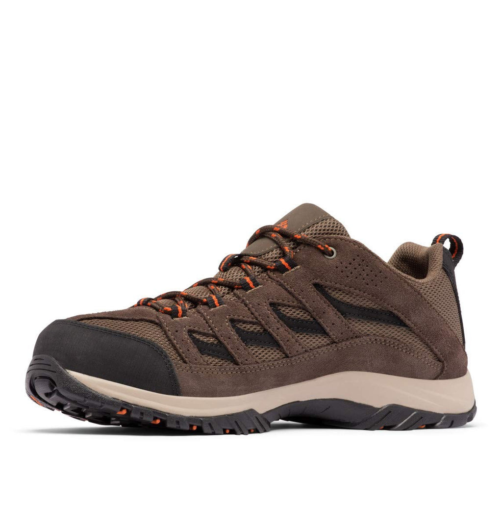 Columbia Mens Crestwood, Camo Brown/Heatwave, 12 Wide