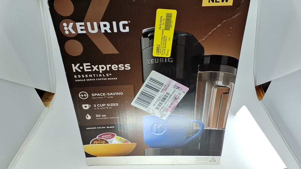 Keurig K-Express Essentials Black Single-Serve K-Cup Pod Coffee Maker