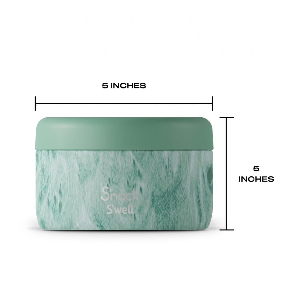 Peppermint Tree 24 Oz Stainless Steel Food Container by S'well, Insulated