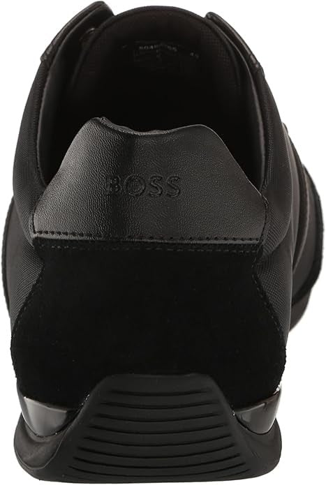 BOSS Black Low Top Sneaker 13 M US Slip Resistant Memory Foam