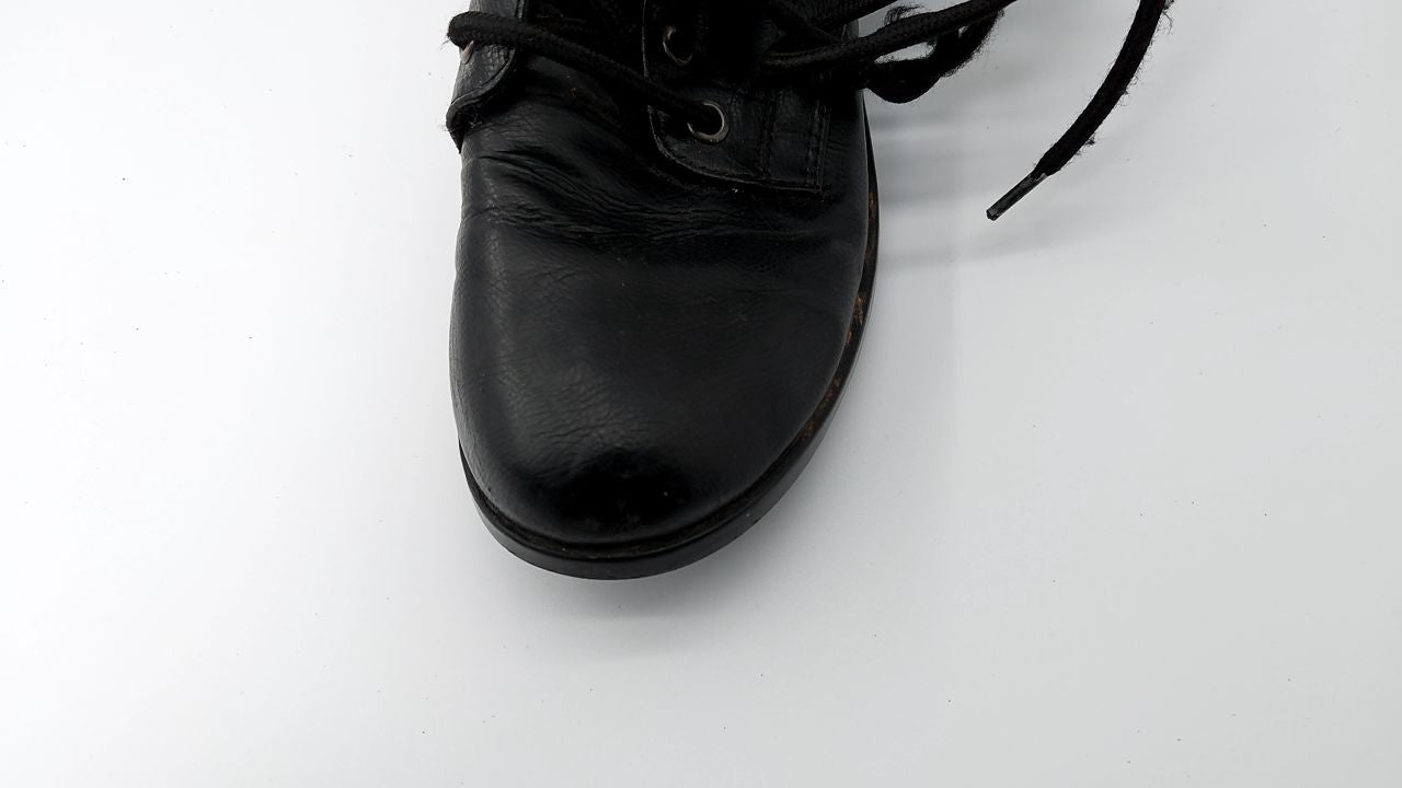 ALDO Women's Goer Combat Boot, Black, 7.5