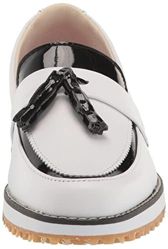 FootJoy Women's FJ Sandy Previous Season Style Golf Shoe, White/Black, 10