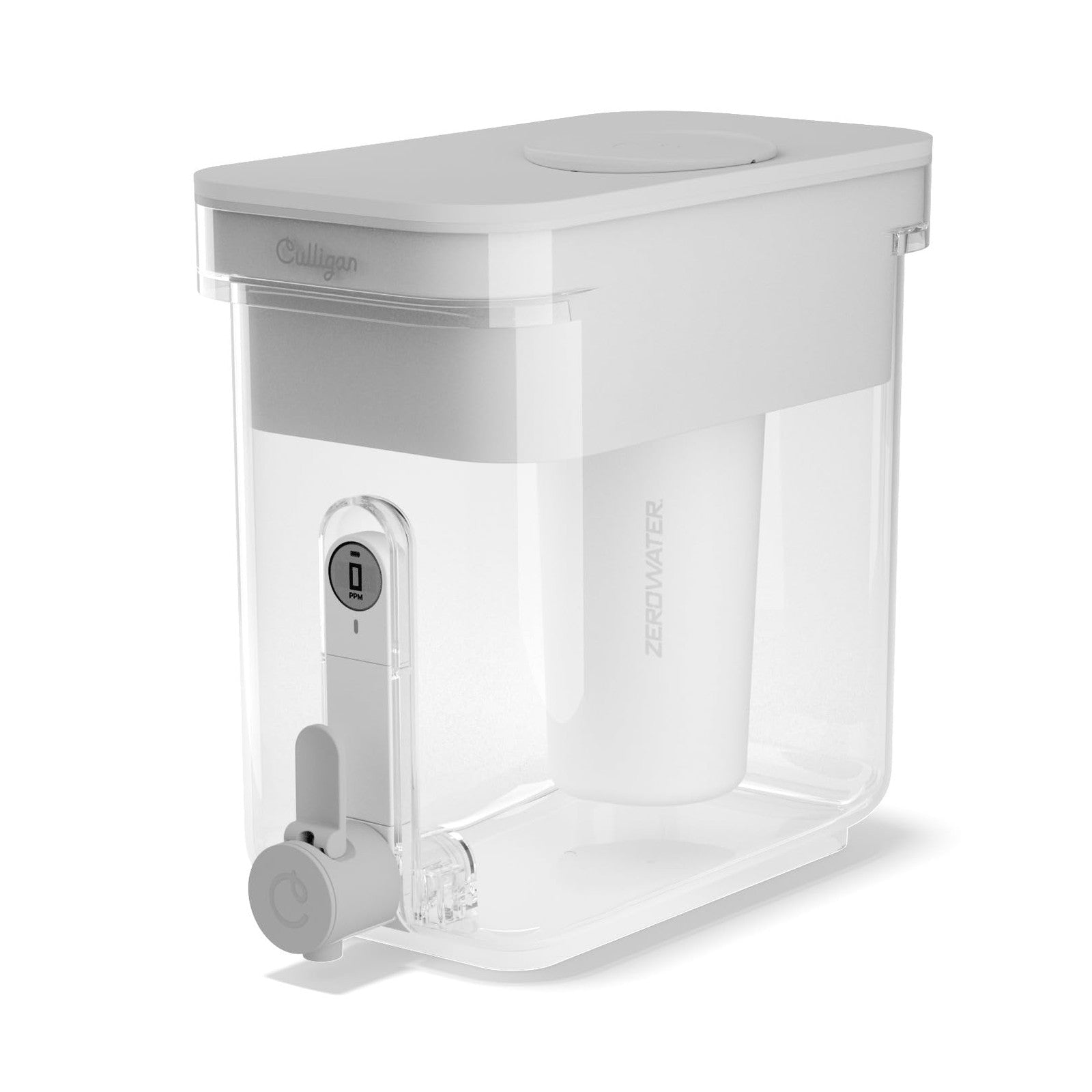 Culligan 22-Cup Water Filter Dispenser, Certified to Reduce Chlorine & Mercury