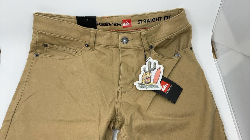 Men's Stretch Fit Chino Pants, Quiksilver, Vintage Khaki, 32W x 32L