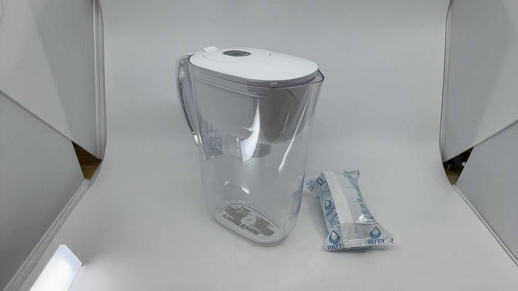BPA Free Brita 6-Cup Water Filter Pitcher w/ 1 Standard Filter, White