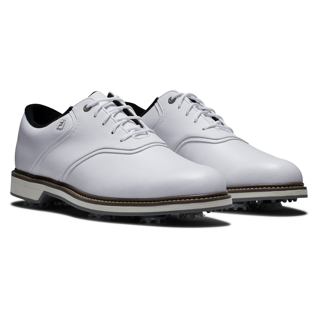 FootJoy Mens Fj Originals Golf Shoe, White/White, 12 US
