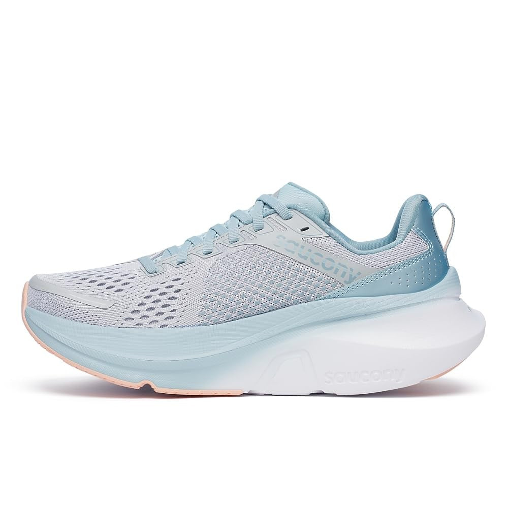 Saucony Women's Guide 17 Sneaker, Cloud/Topaz, 7