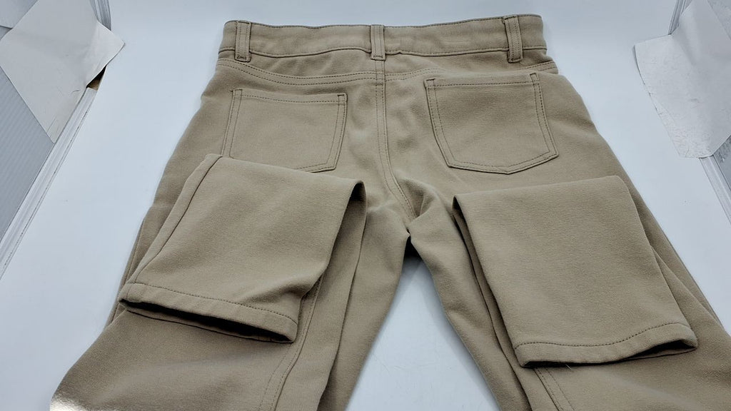 Super Stretch Skinny Pants for Girls, Khaki, School Uniform, Size 14
