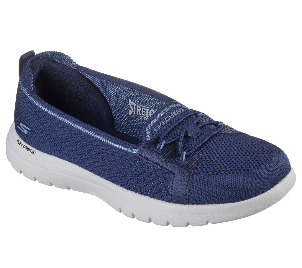 Skechers Women's On-The-Go Flex - Logan Skimmer, Black/Black, 8