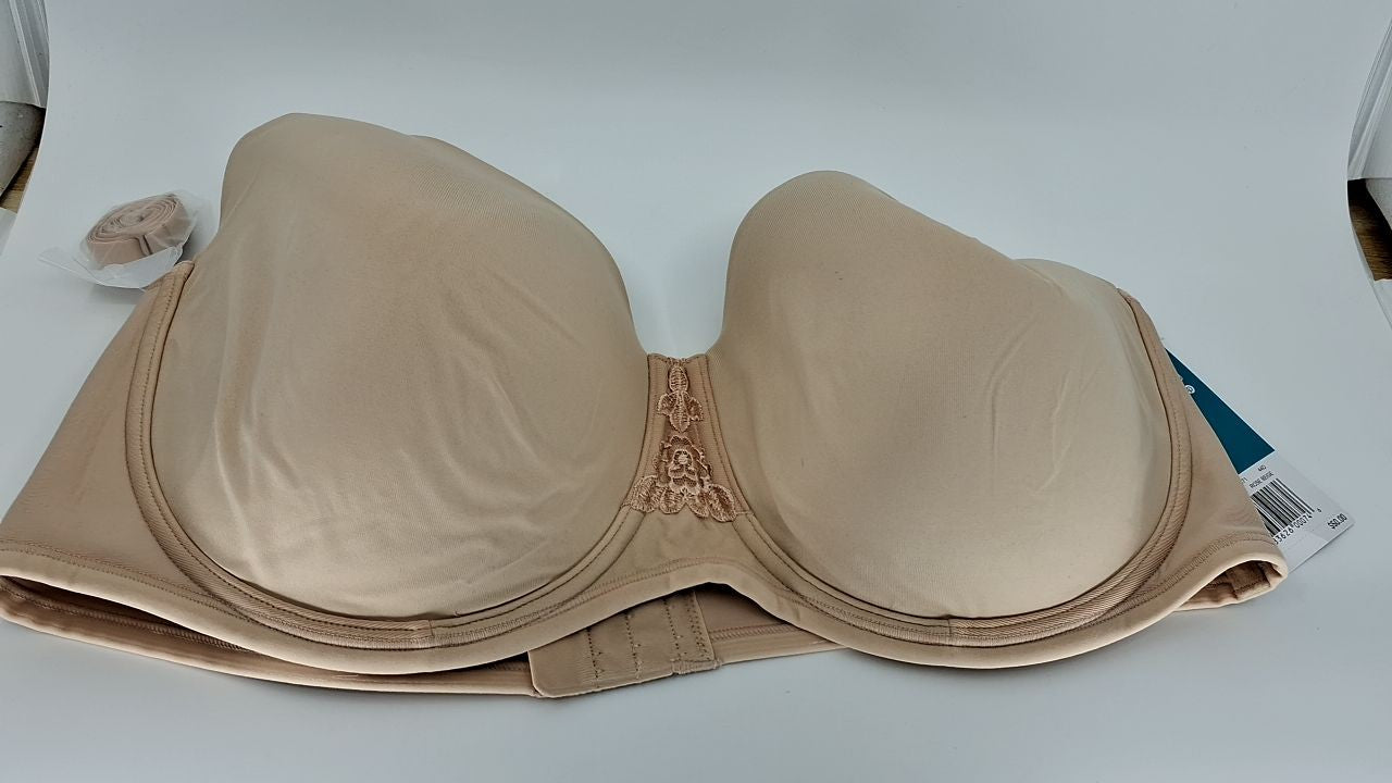 Vanity Fair Beauty Back Smoothing Bra 44D, Rose Beige, Style 74380