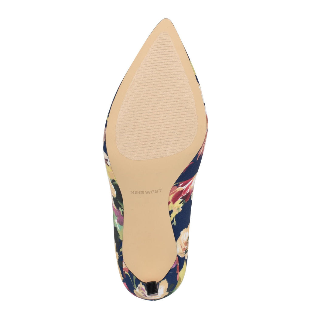 Nine West 7 Tatiana Pump Navy Fall Floral Multi Women’s Shoes
