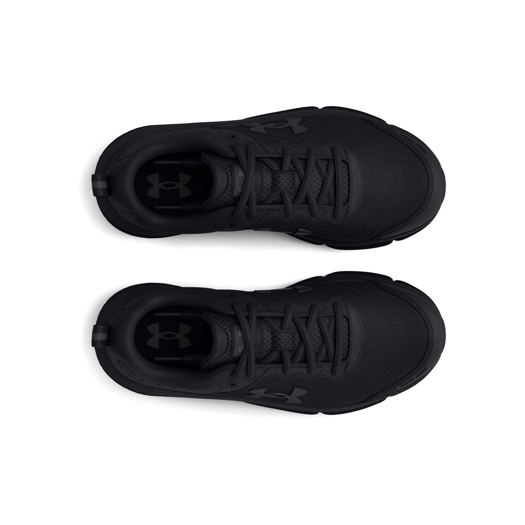 Under Armour Boys' Grade School Assert 10, (002) Black/Black/Black, 4, US