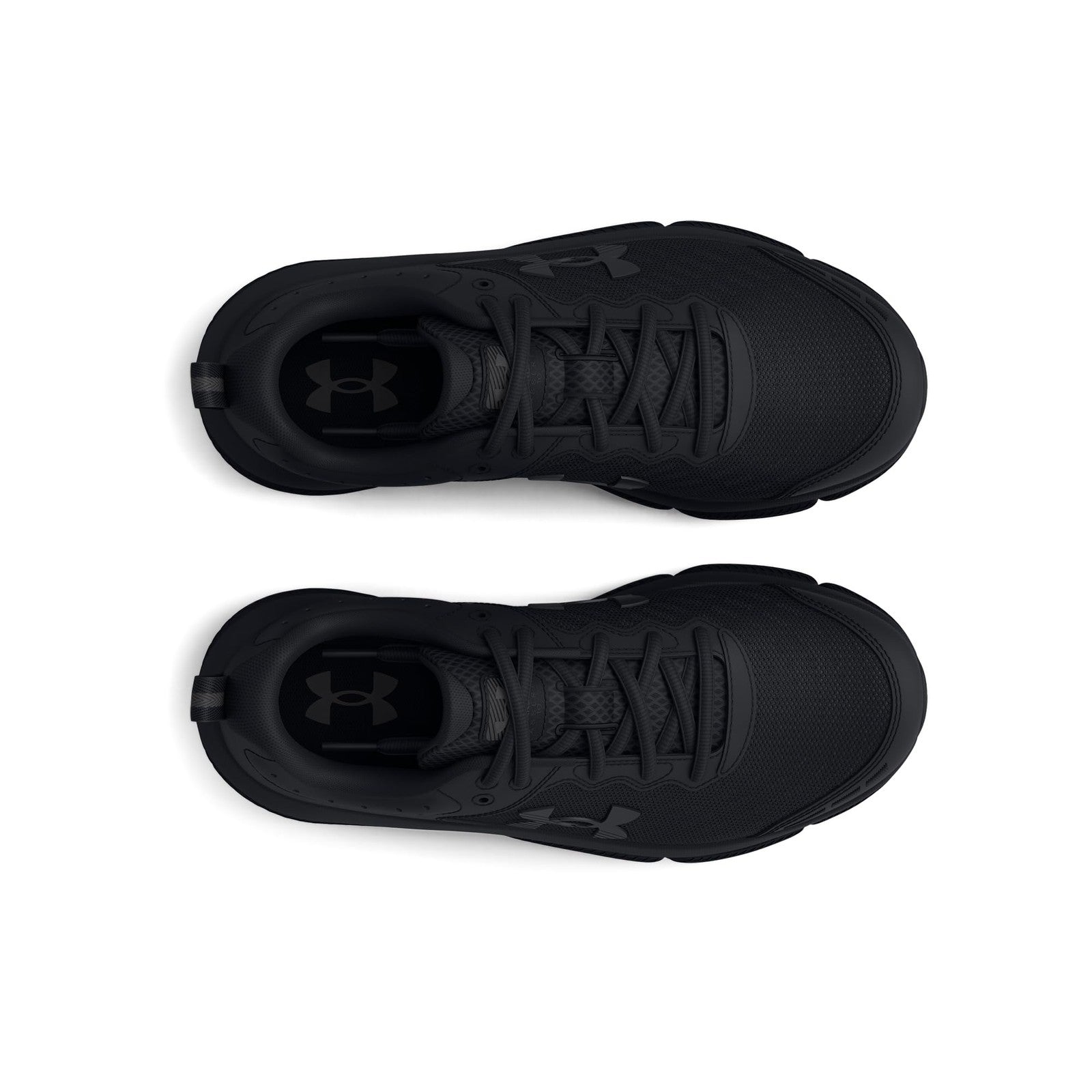 Under Armour Boys' Grade School Assert 10, (002) Black/Black/Black, 4, US