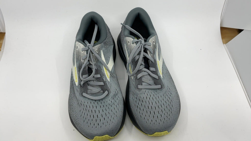 Brooks Men’s Ghost 16 Neutral Running Shoe - Primer/Grey/Lime - 9 X-Wide