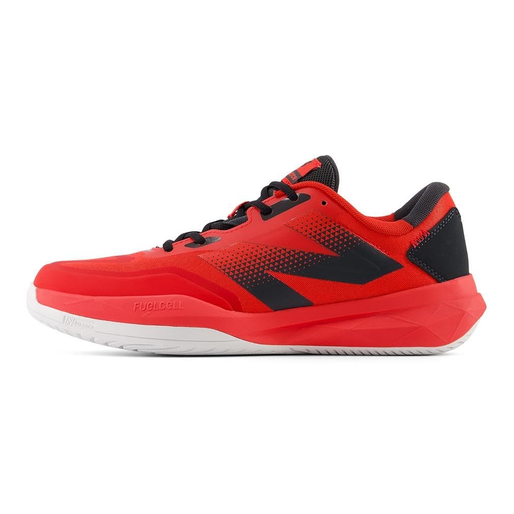New Balance Men's FuelCell 796 V4 Hard Court Tennis Shoe, Team Red/Phantom, 11M