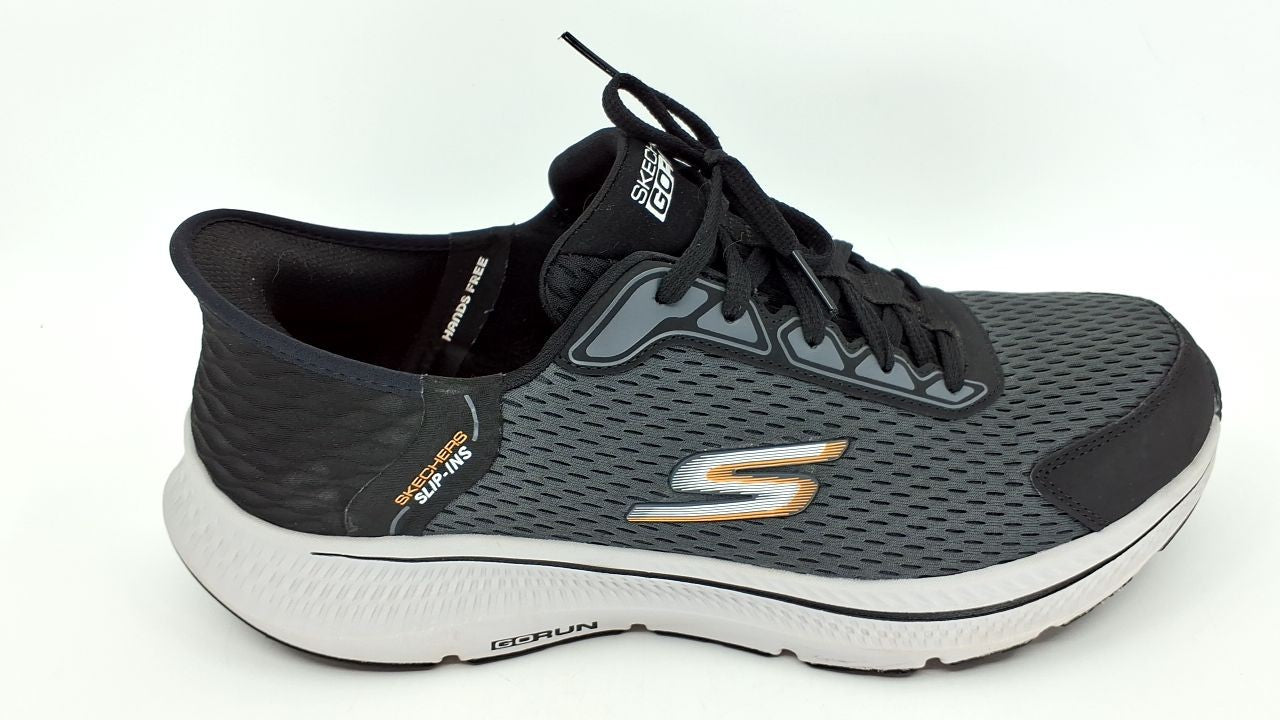 Skechers Slip-Ins Go Run Consistent 2.0 Sneaker, Black/Charcoal, 11.5