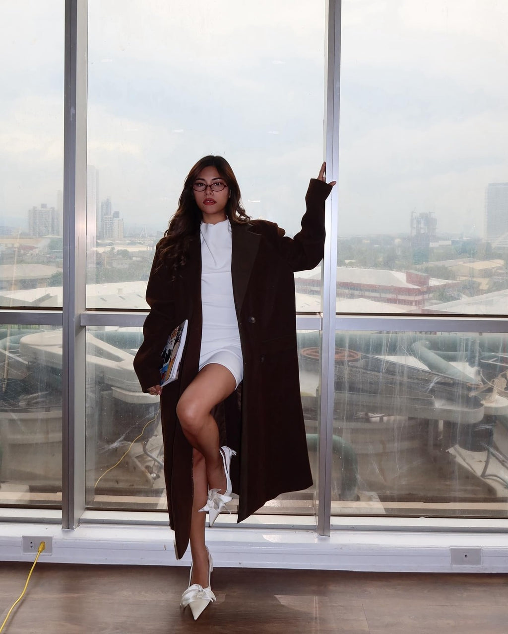 JW PEI Women's Queena Floral Appliques Slingback Pumps - Ivory White, 6.5