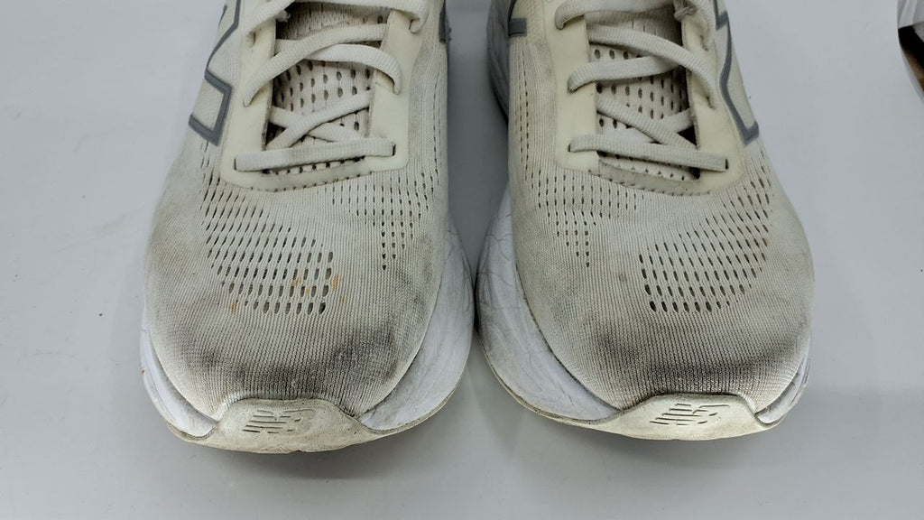 Men's Fresh Foam X 1080 V14 Running Shoe 8 M White/Silver Metallic/Sea Salt