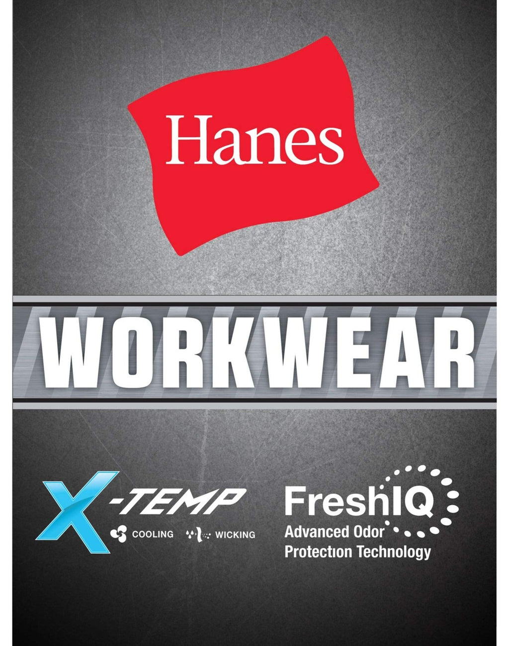 Hanes Men's Workwear Short Sleeve Tee 2-Pack, Safety Orange, XX-Large