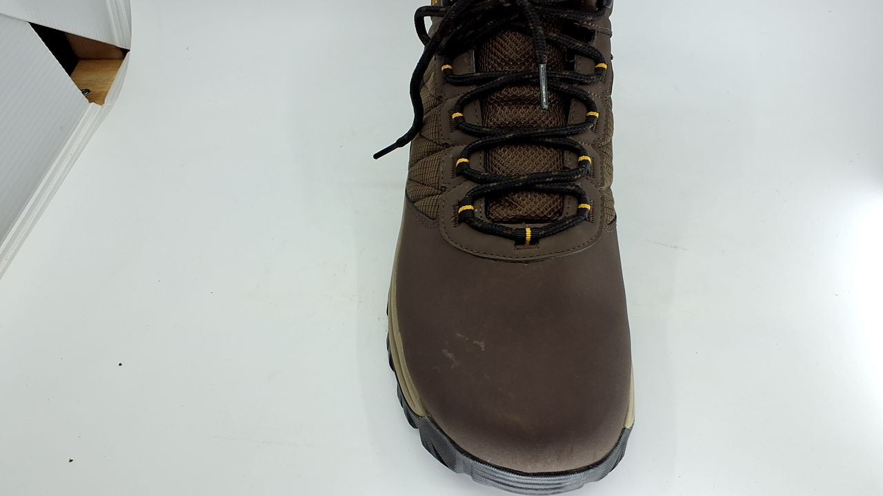 Columbia 14W Mens Transverse Hiking Boot Waterproof Cordovan/Golden Yellow