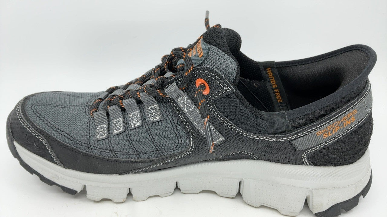 Skechers Men's Summits at Hands Free Slip-in Sneaker,Gray/Orange,12