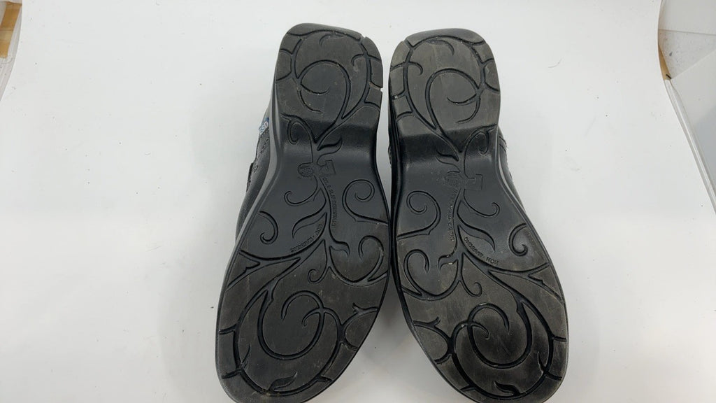 6.5 M Timberland PRO Newbury Slip Resistant Slip On Black Shoes