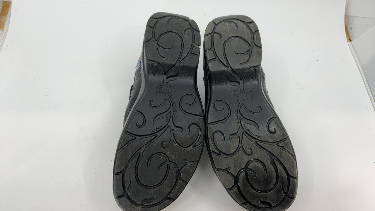 6.5 M Timberland PRO Newbury Slip Resistant Slip On Black Shoes