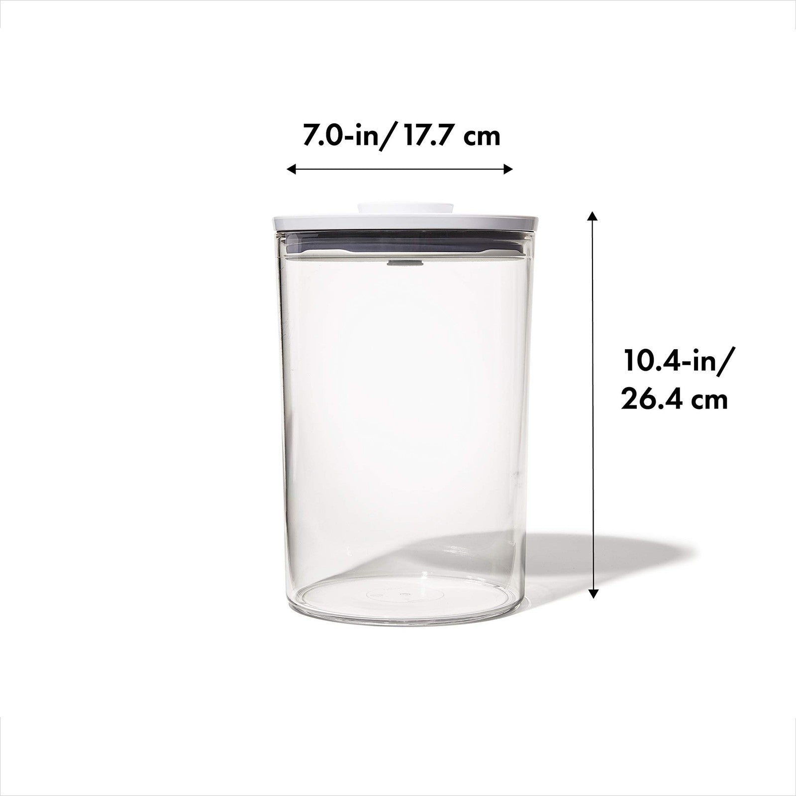 OXO 5.2 Qt Round POP Container - Airtight, BPA Free, Dishwasher Safe