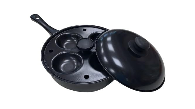 Fox Run Egg Pan, Non-stick Egg Poacher and Fry Pan Set
